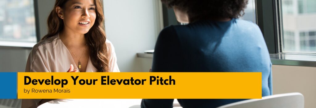 Develop your elevator pitch