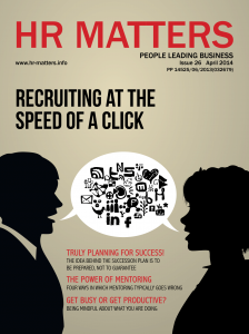 HR Matters - Recruiting At the Speed Of a Click