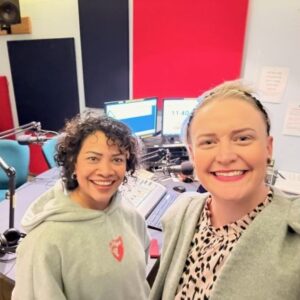 Rowena Morais with Heidi Prowse