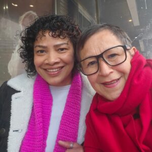Veronica Pereira and Rowena Morais